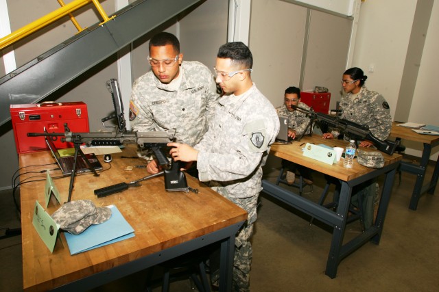 RTS-MAINTENANCE COURSE AT FORT McCOY TEACHES SOLDIERS ARMORER SKILLS