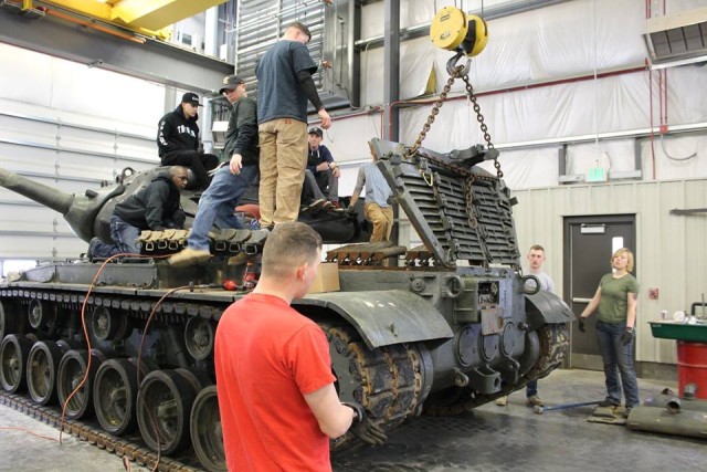 'Black Knights' restore M47 Patton tanks