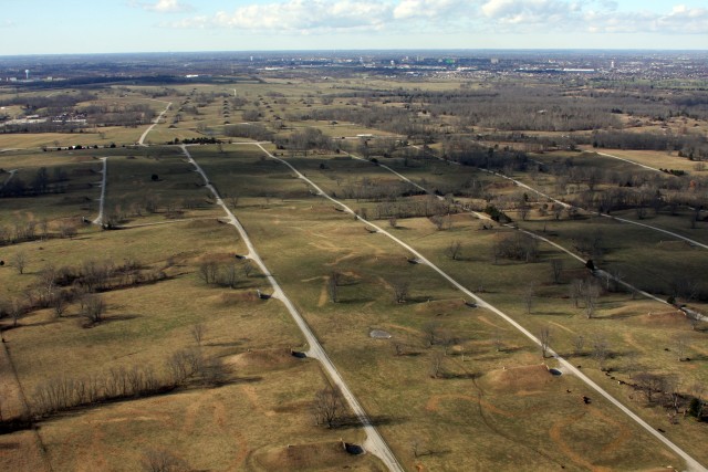 ASA (IE&E) Hammack Sees Blue Grass Army Depot from the Air