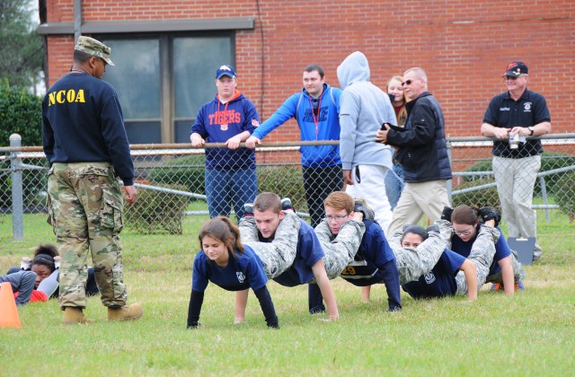 Local JROTC cadets compete, get taste of military training