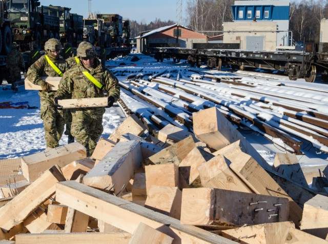 3rd Squadron, 2nd Cavalry Regiment equipment arrives in Lithuania