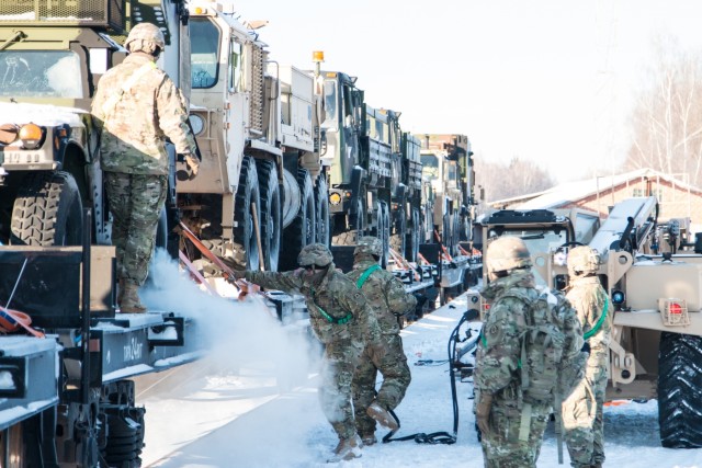 3rd Squadron, 2nd Cavalry Regiment equipment arrives in Lithuania