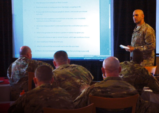 Senior enlisted gathering builds stronger 'Team 21'