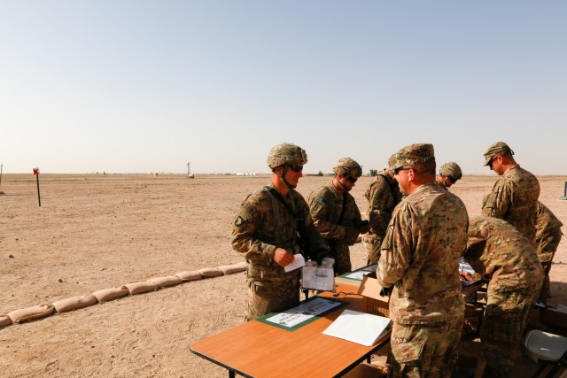 Infantrymen across Southwest Asia train for EIB test