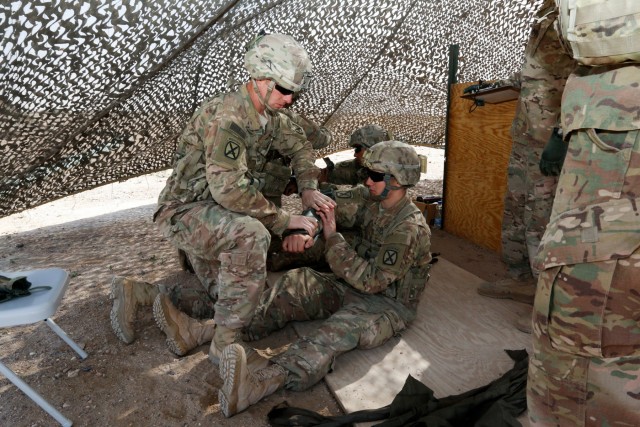 Infantrymen across Southwest Asia train for EIB test
