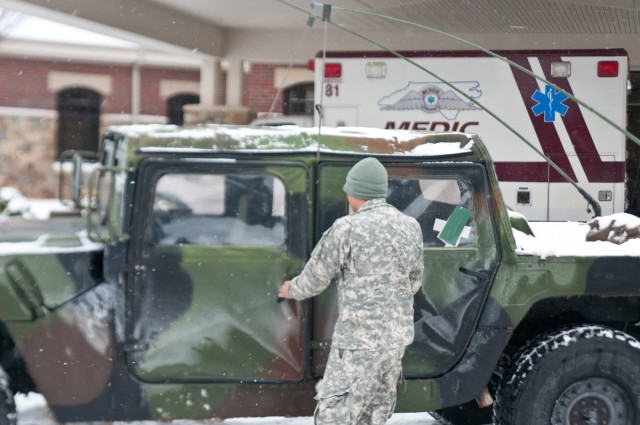 NCNG responds to Winter Storm Jonas