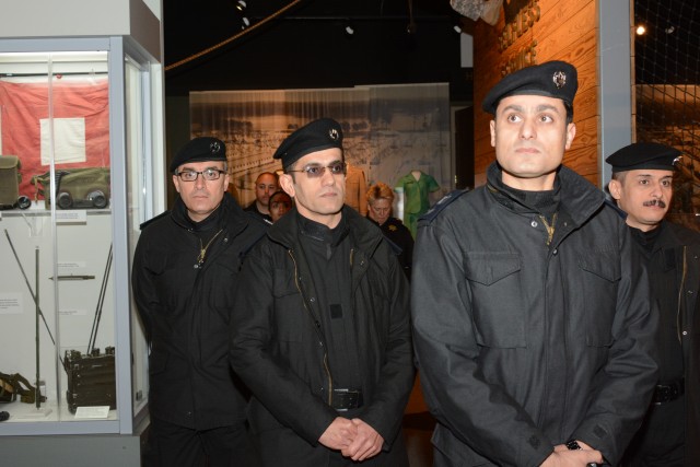 Erbil police officers visit Fort Jackson