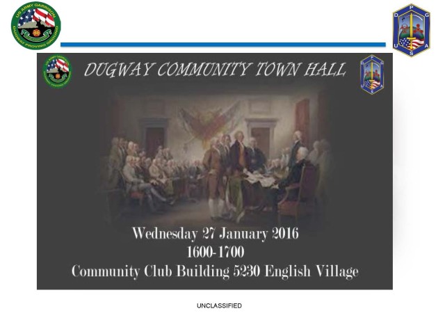 Community Town Hall Slides January 27, 2016