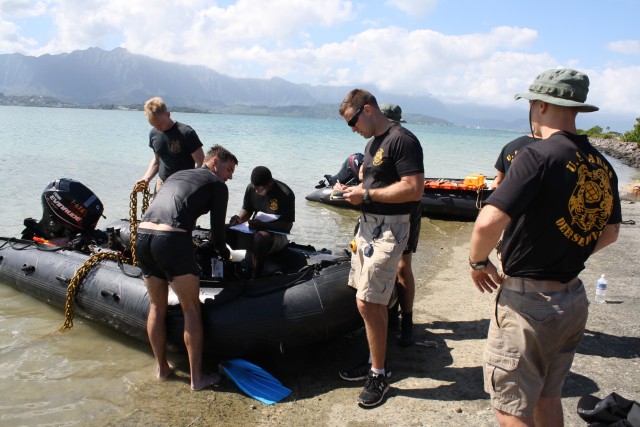 Corps Teams with Army Divers to Conduct Structural Study of Historic Seaplane Ramps at Marine Corps Base Hawaii