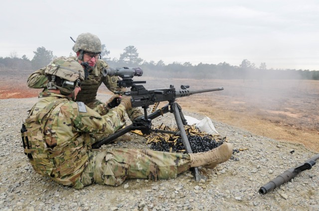 White Falcons Host Machine Gun Leaders Course