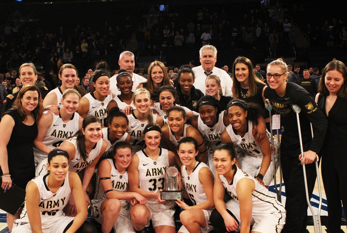 USMA Women's Basketball Tops Navy, Wins Gold Star Article The