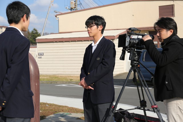 Japanese students participate in job shadow program