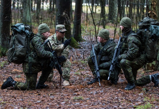 US, Lithuanian Soldiers come together for training