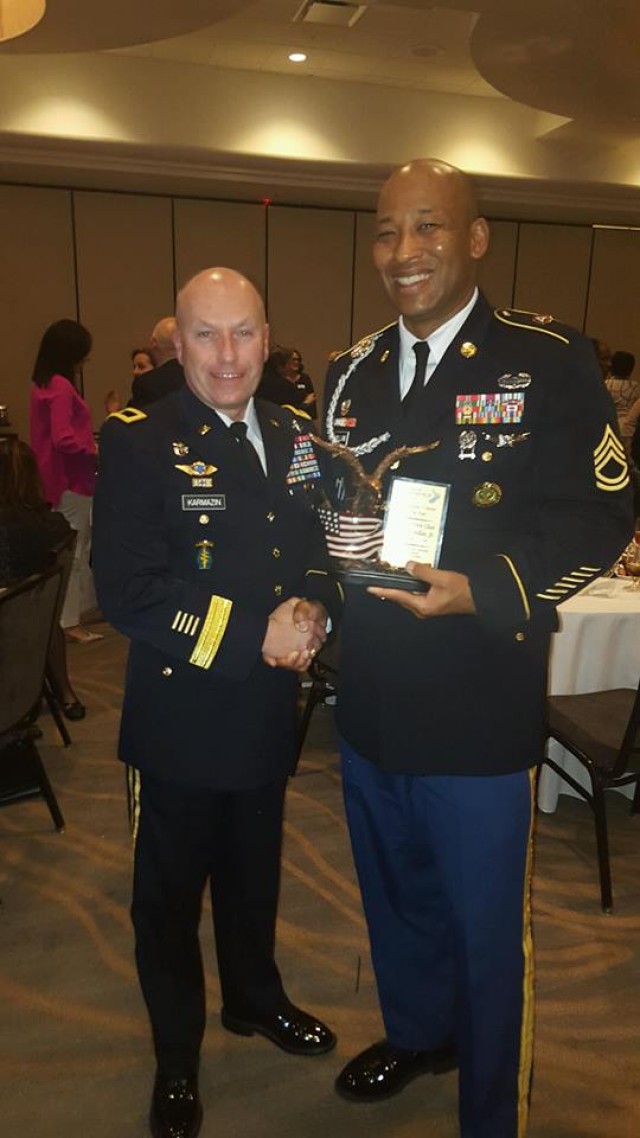 Sumter Chambers honors US Army Central Soldier for volunteer service