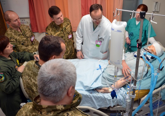 Ukrainian surgeons visit Army Medicine in Europe