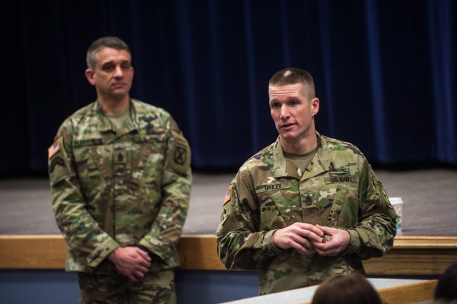 Dailey reiterates importance of readiness, image during Fort Drum visit