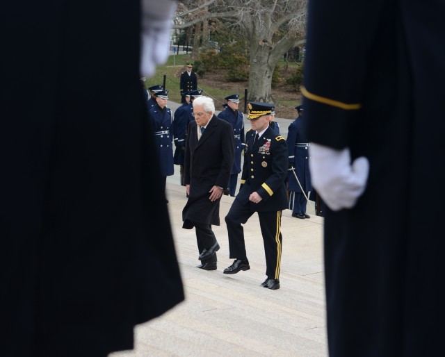 President of the Italian Republic honors America's service members