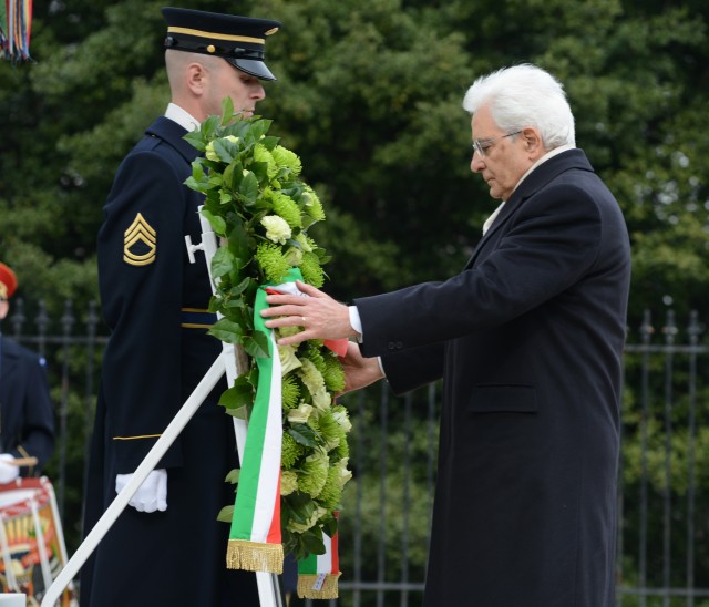 President of the Italian Republic honors America's service members