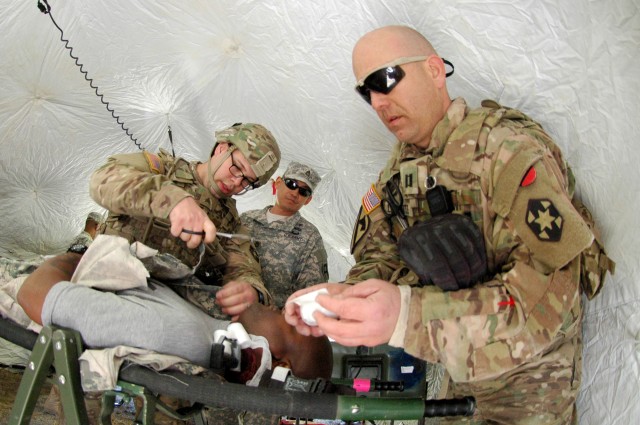 Reserve Soldiers close 'golden hour' gap