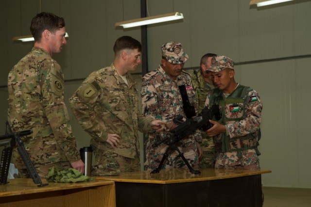 5-4 Cavalry, Jordanian border guard build partnership
