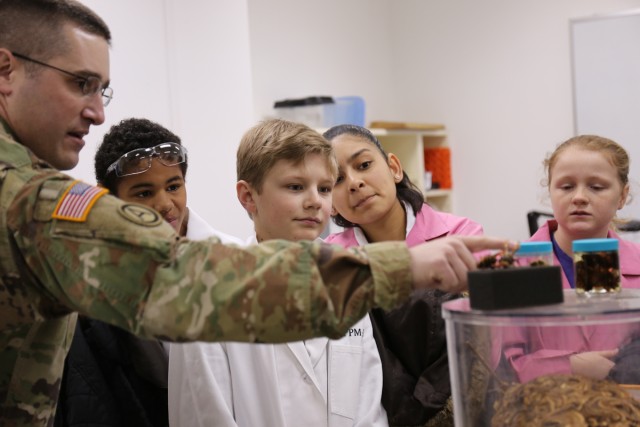 6th-graders get career insight, experience from Camp Zama mentors