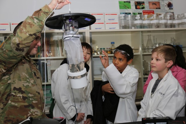 6th-graders get career insight, experience from Camp Zama mentors