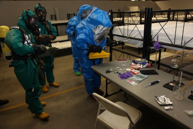 Chemical, biological, radiological, nuclear threats responders work together
