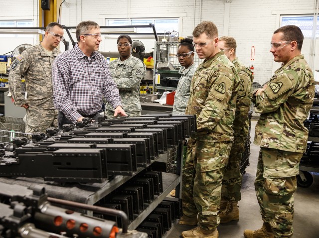FA51 Soldiers visit depot