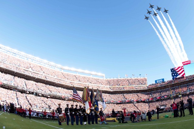 Army ceremonial units bring pomp, precision to Super Bowl 50