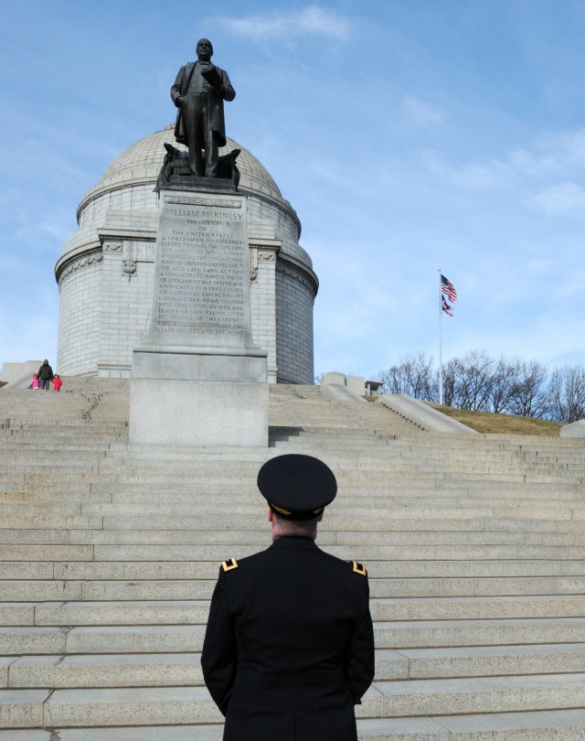 President William McKinley wreath laying ceremony