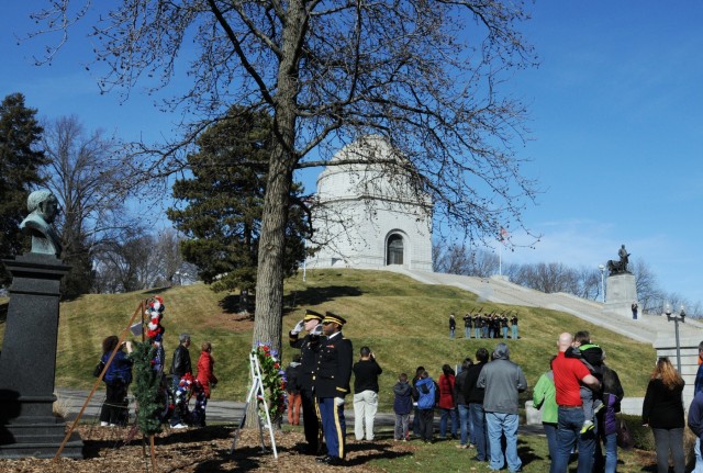 President William McKinley wreath laying ceremony