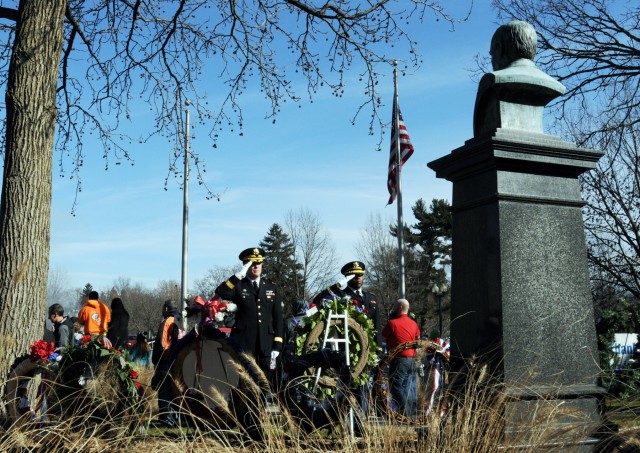President William McKinley wreath laying ceremony
