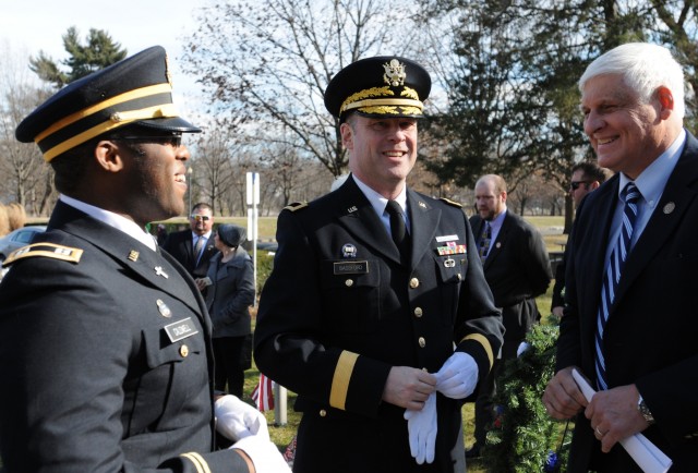 President William McKinley wreath laying ceremony
