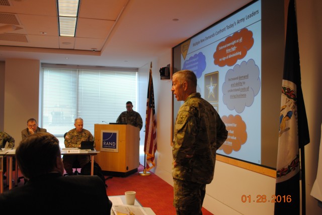 US Army senior leaders attend business seminar