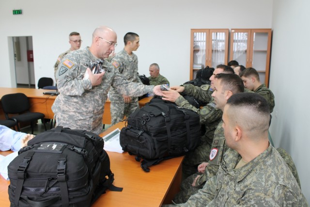 345th CSH trains Kosovo Security Force on new medical equipment