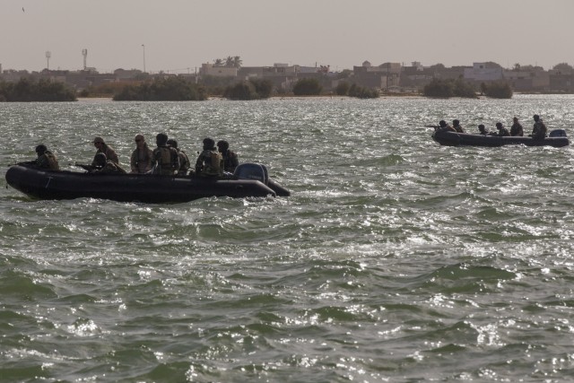 Senegalese special operations forces conduct riverine training