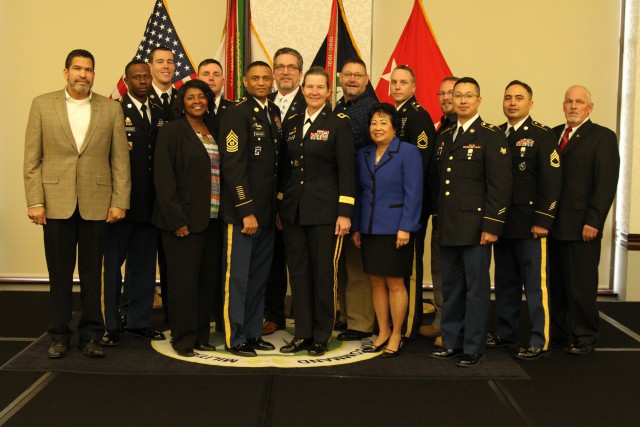 597th Trans. Bde. recipients of the 2016 SDDC Excellence Awards