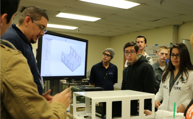 Future modernization motor pool sparks student interest in Army STEM careers
