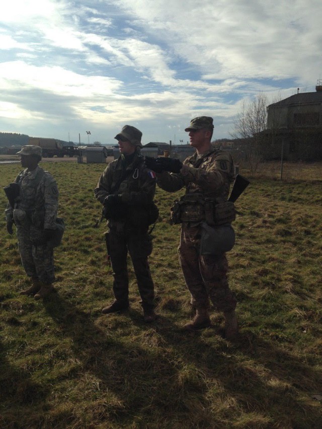 French connection: TSC medical company hosts Allied cadet