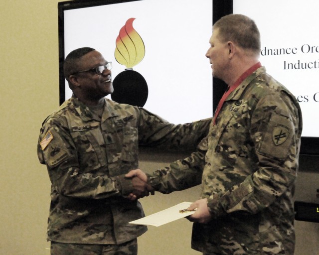 U.S. Army Reserve Soldier inducted into Ordnance Order of Samuel Sharpe