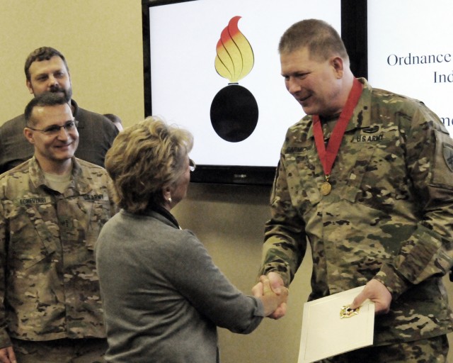 U.S. Army Reserve Soldier inducted into Ordnance Order of Samuel Sharpe