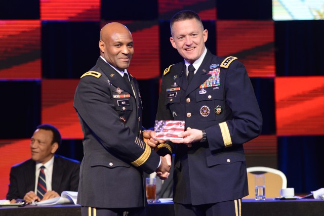 Army officer recognized as top performer during 2016 BEYA conference