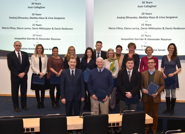 Marshall Center honors German, American military, length-of-service employees