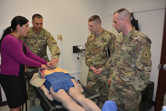 SMA Daniel Dailey visits Army Medical Department Center and School