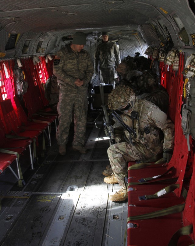 Cavalry troops and aviators train together