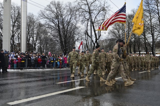 Iron Troop Participates in the Estonian Independence Day Parade