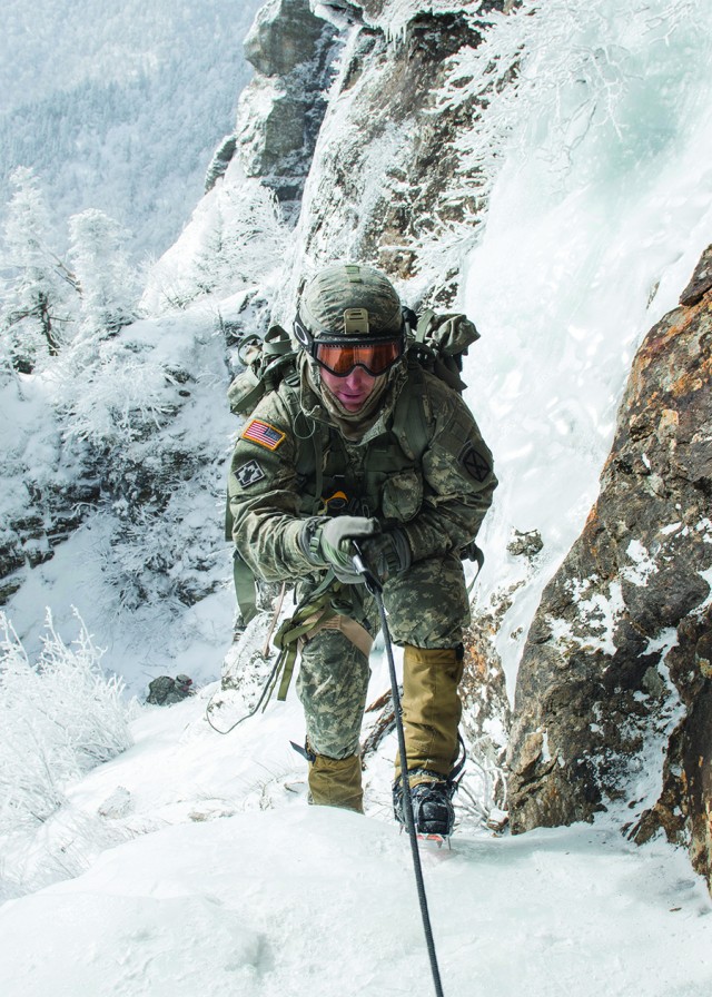 10th Mountain Division Soldiers conquer Basic Mountain Course Article