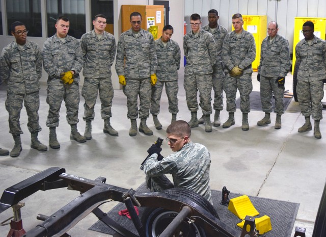 Vehicle operators put Air Force transportation mission into gear