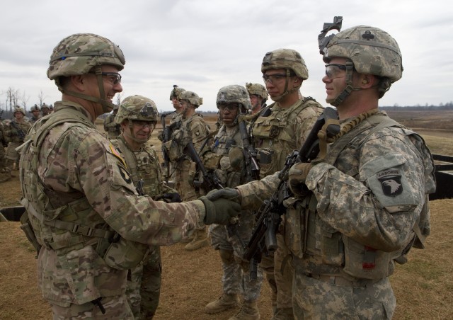 Meeting the Corps Commander
