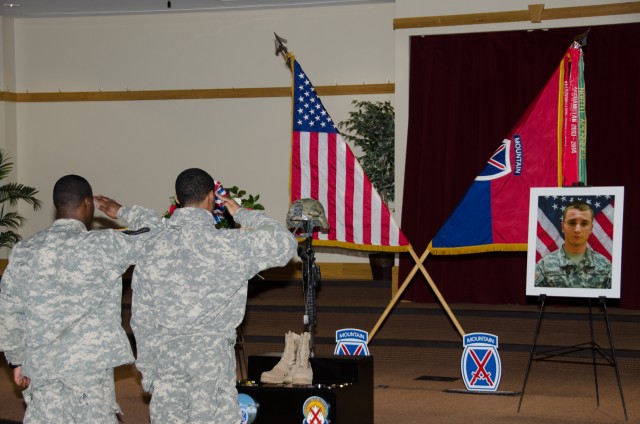 Fort Drum community honors fallen Soldier 